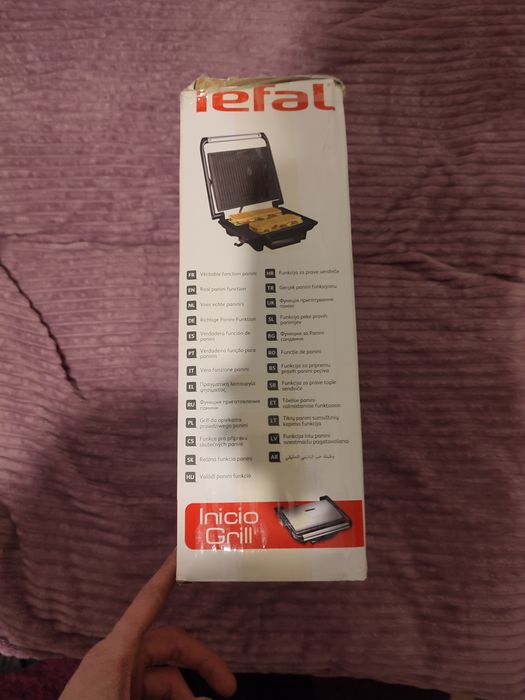 Продам електричний контактний гриль tefal inicio gc241d38