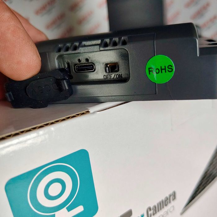 Поворотна 4G IP камера 8Мп 3 об'єктива наружна автономна V380 Pro