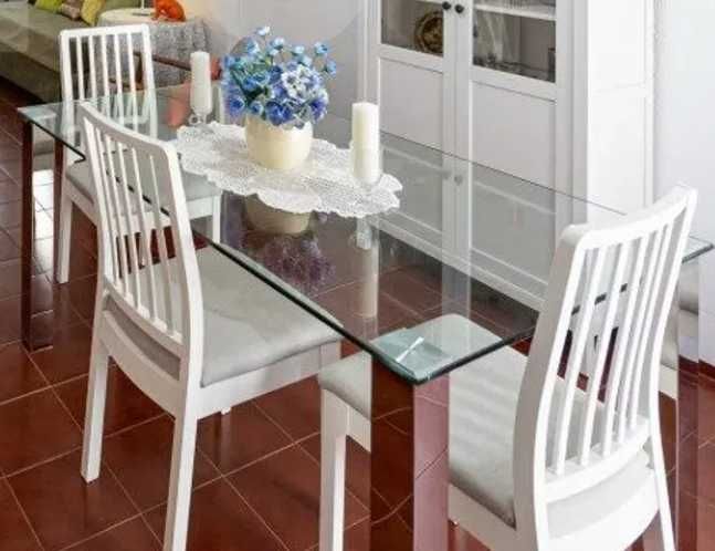 Mesa de Vidro Elegante