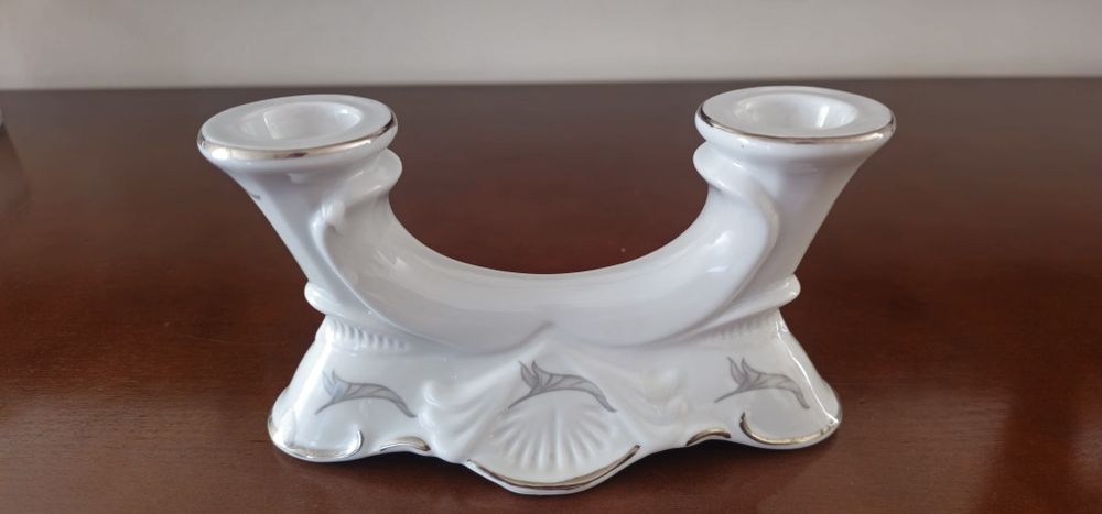 Świecznik porcelanowy Chodzież