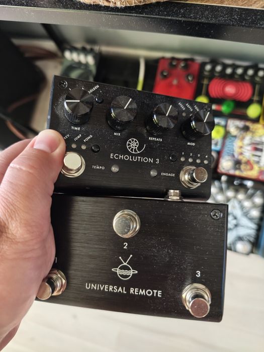 Pigtronix echolution 3 delay plus sterownik. Reverse, Octave delay.