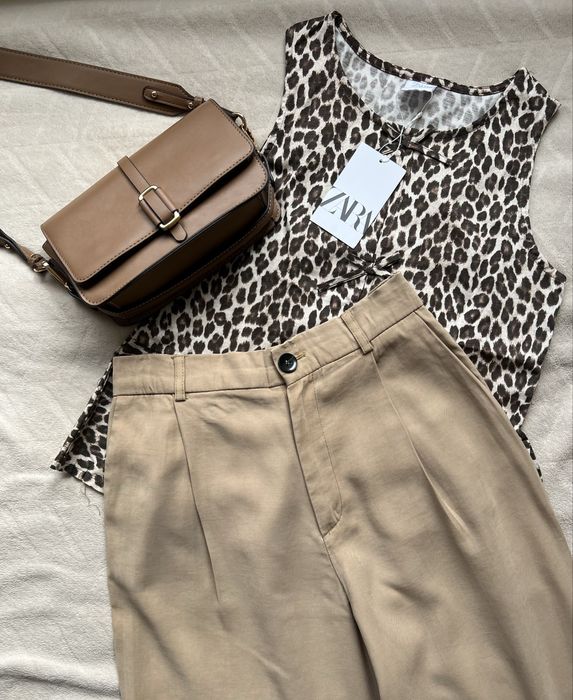 Широкі брюки палаццо ZARA