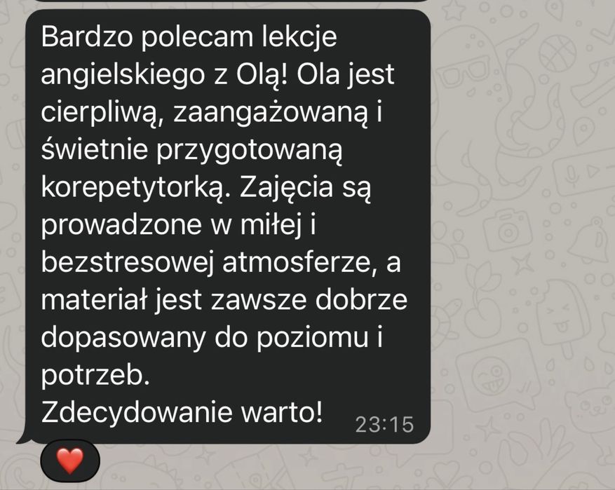 Korepetycje Język angielski zajęcia online + Native Speaker j.polskiego dla obcokrajowców