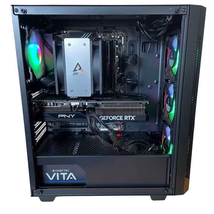Komputer Ryzen 7 7800X3D RTX 5070TI 32GB DDR5 2TB M2 Gamingowy