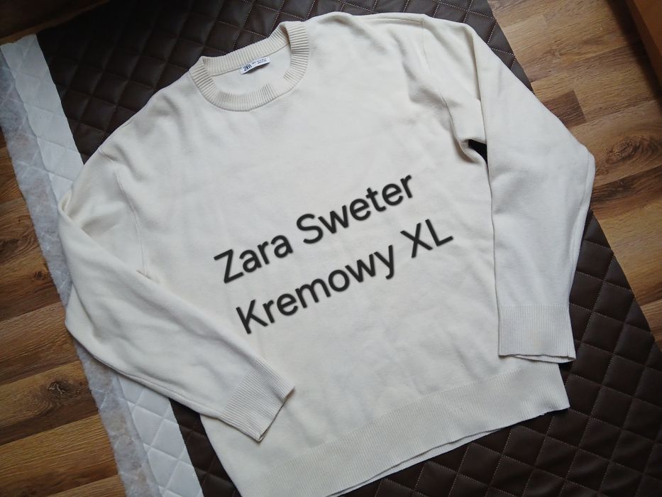 Zara Sweter Męski Cream XL