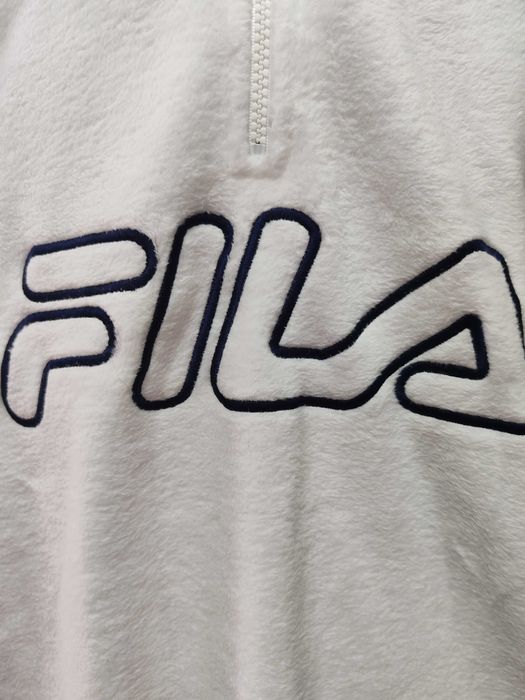 Продам вінтажний новий  флісовий світшот FILA Spell Out.