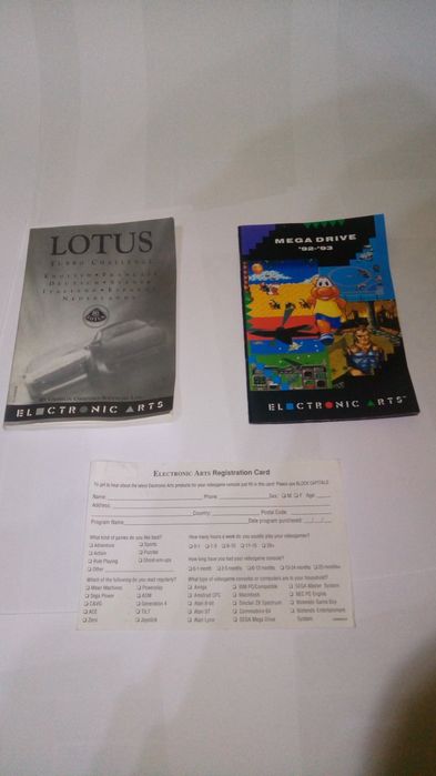 Mega Drive - Lotus Turbo Challenge