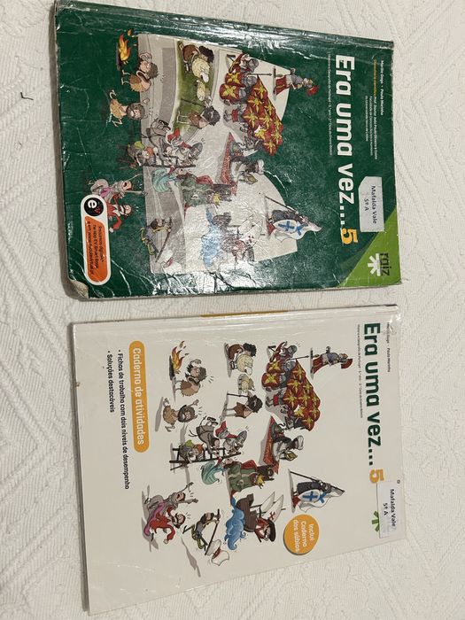 Manuais e cadernos exercicios 5 ano