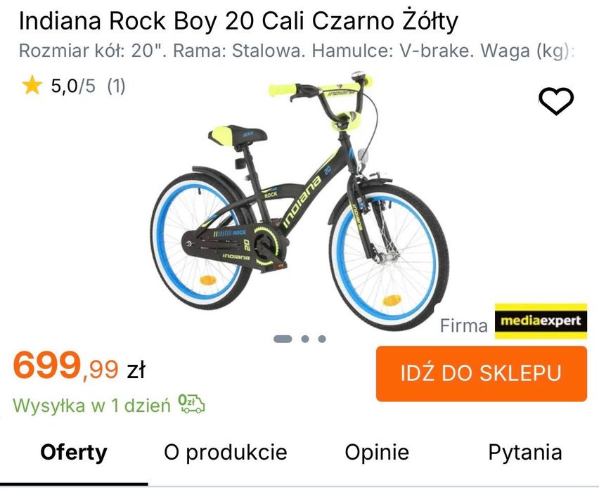 Rower dziecięcy