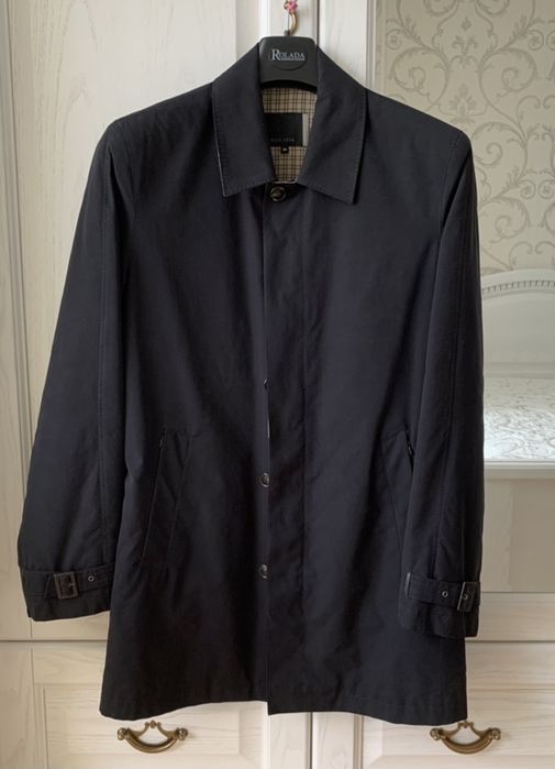 Плащ утепленный размер 46 черный