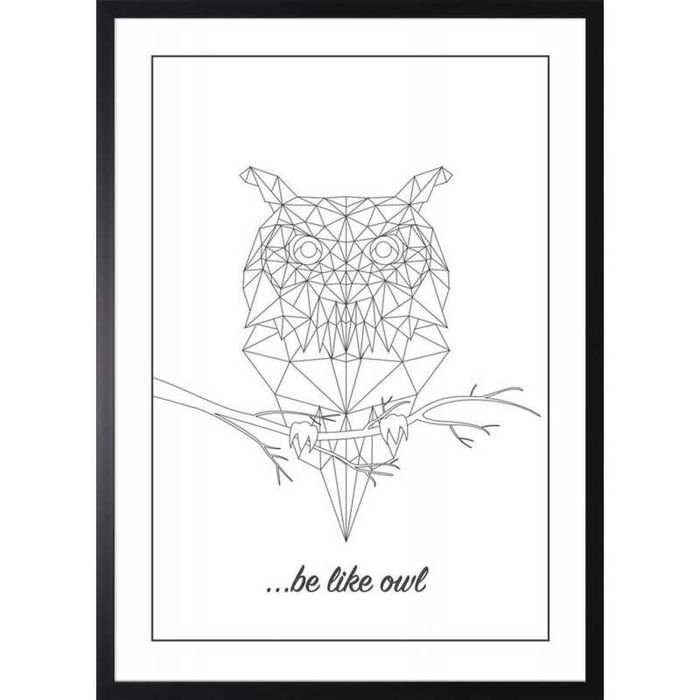 Sprzedam grafiki "Line deer" oraz "Line owl" do salonu/gabinetu