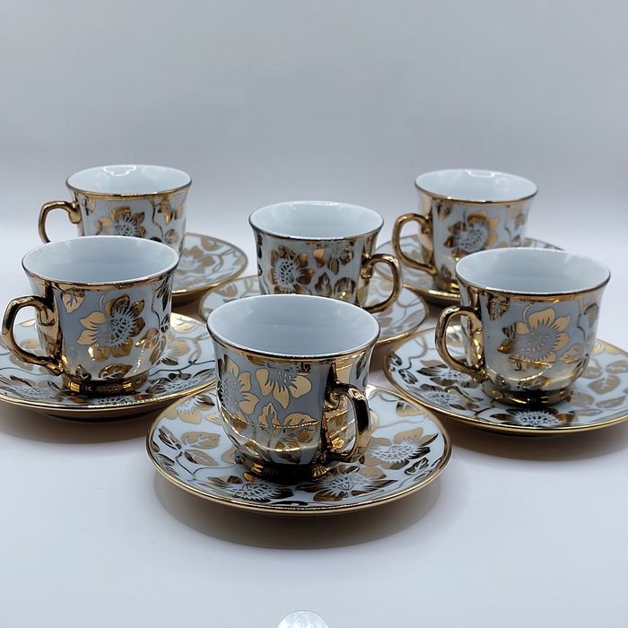 Filiżanki do kawy herbaty komplet w pudełku