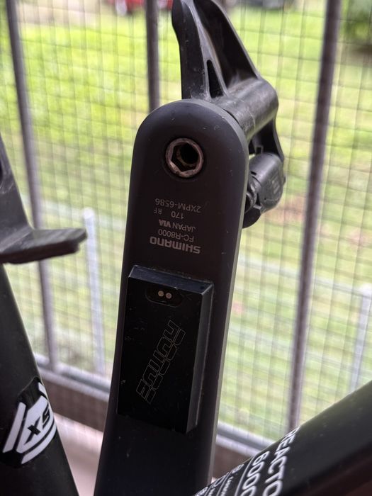 korba 170mm Ultegra 8000 pomiar mocy Ronde 53/39