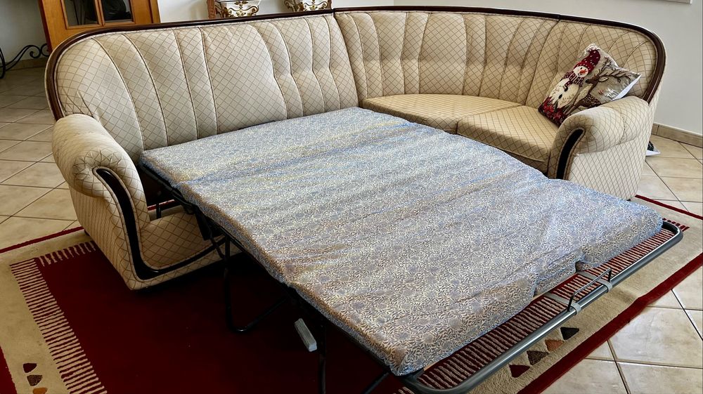 Sofá cama de canto