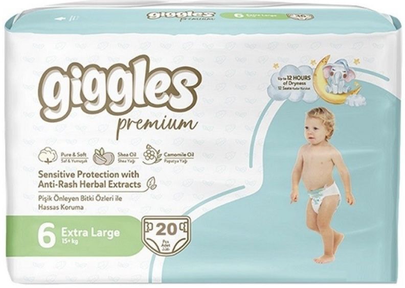 Памперси giggles premium 6