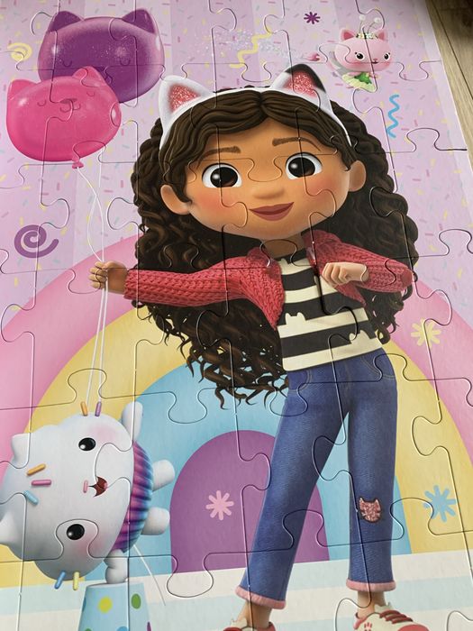Puzzle gigant 2in1 gabi dollhouse 2+