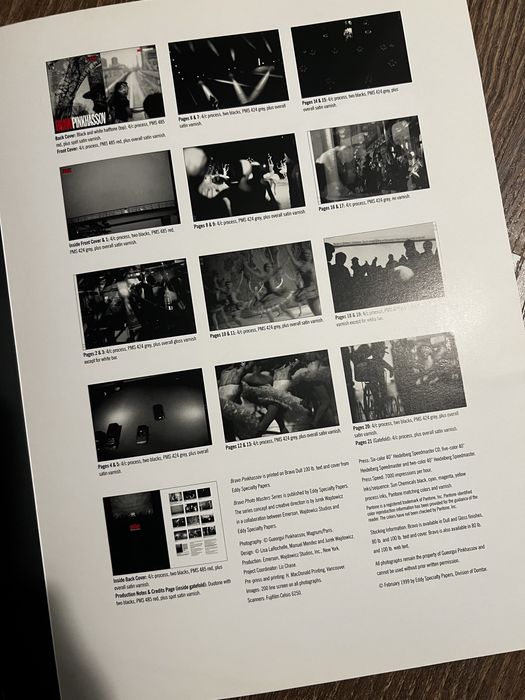 Catálogo de fotografia Bravo Pinkhassov