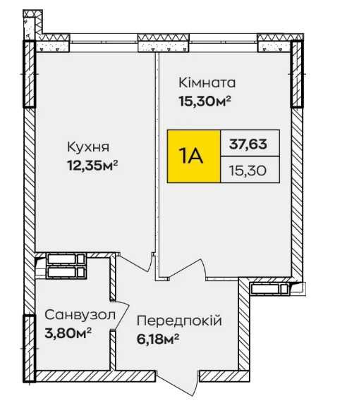 Квартира на проспекті Григоренка. Новобудова. Єоселя