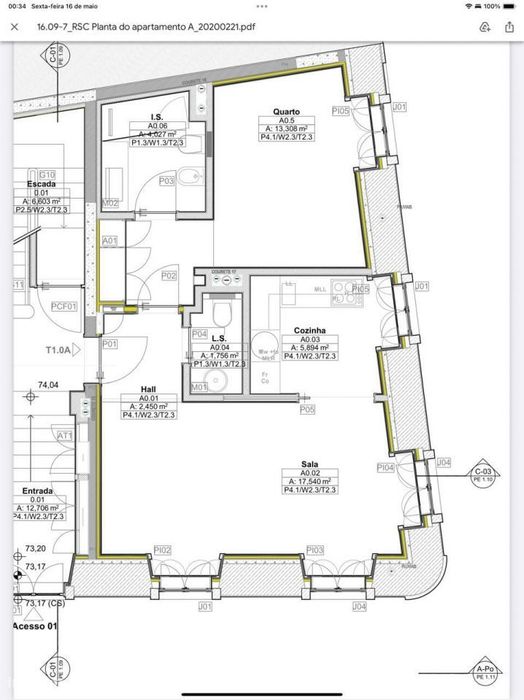 Apartamento T1 com estacionamento, Estrela, Lisboa
