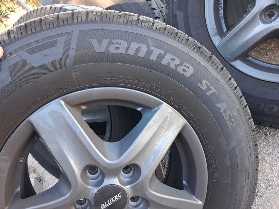 Jantes com pneus para Fiat Ducato ou Peugeot Boxer