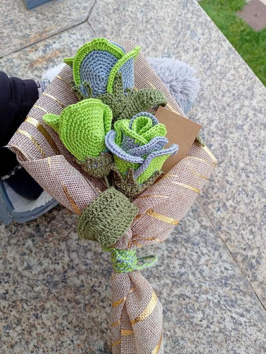 Ramo finalista em crochet
