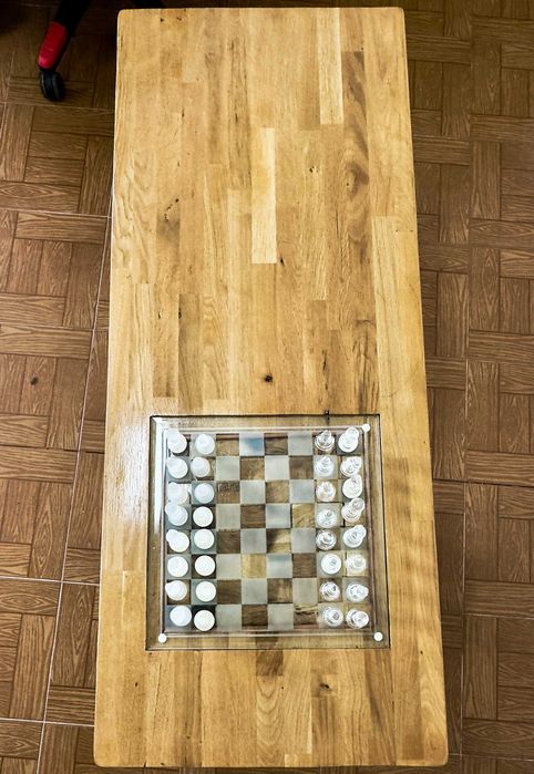 Mesa de xadrez/mesa de centro. Chess table/coffee table