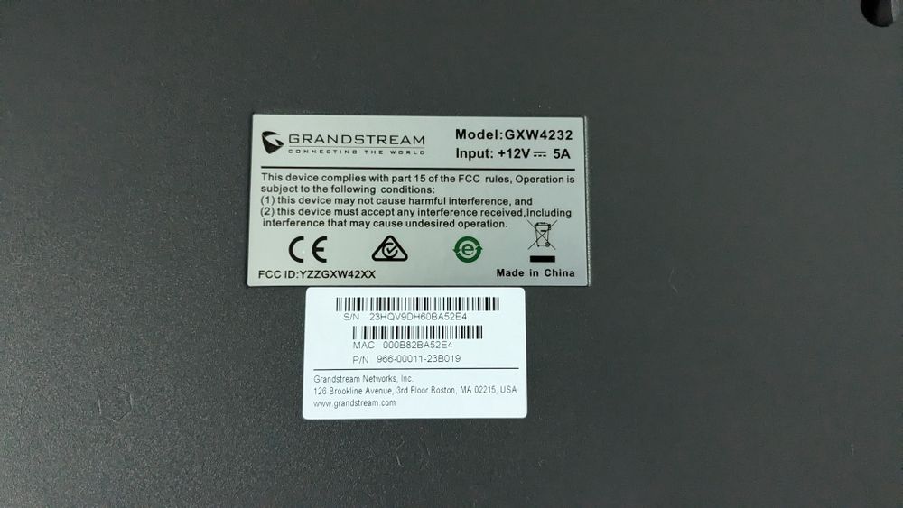 VoIP-шлюз Grandstream GXW4216 / GXW4224 / GXW4232