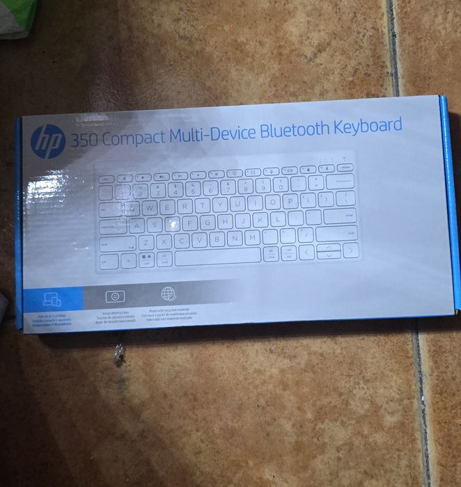 Teclado HP 350 Compact - Branco