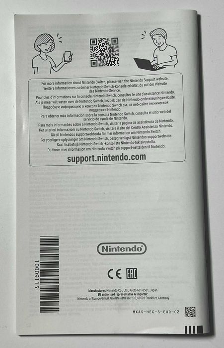 Instrukcja obsługi Konsola NINTENDO Switch, Oled, Lite