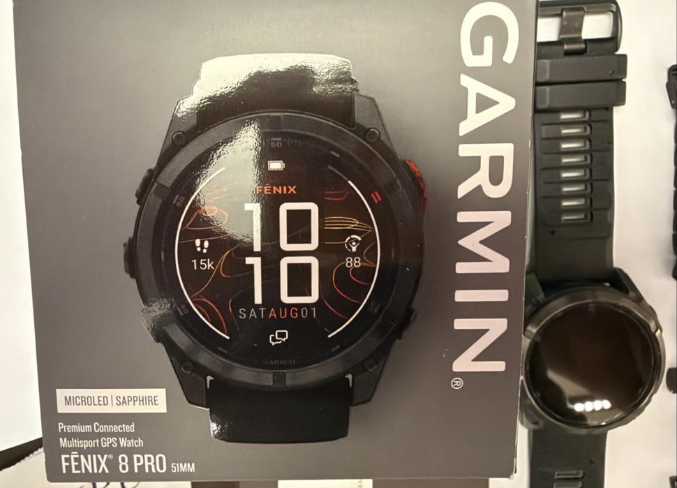 Garmin Microled Sapphire Fenix 8 Pro