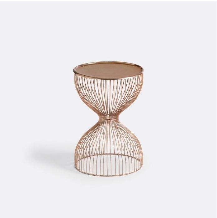 Mesa de cabeceira em fio de metal, Janik, bronze | LaRedoute