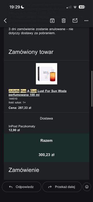 perfumy Lust for sun od Juliette has a gun