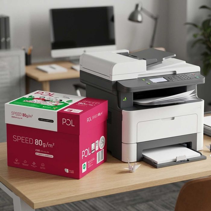 Papier ksero A4 80g/m² POLSPEED karton 2500 arkuszy