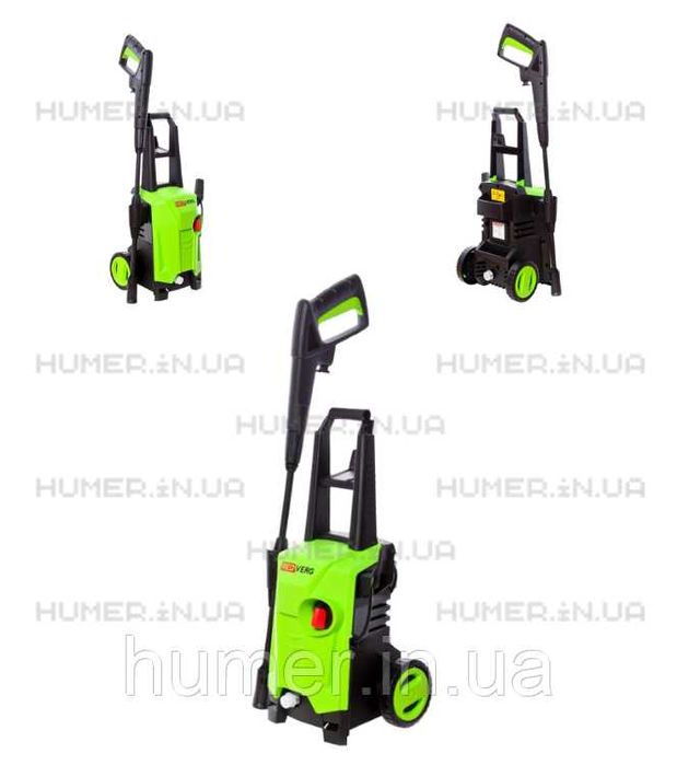 Мийка високого тиску REDVERG 1200 Вт | 100 бар | 372 л/год | шланг 5 м
