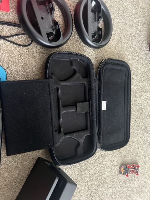 Nintendo switch com muitos acessorios