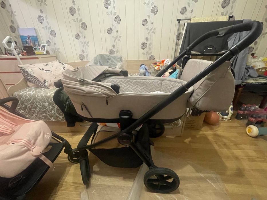 Коляска 3в1 серая Carrello Epicа
