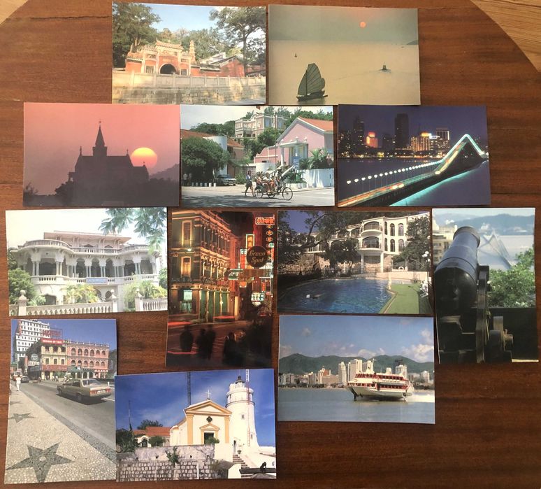 Set – Collection of 12 Postcards from Macau