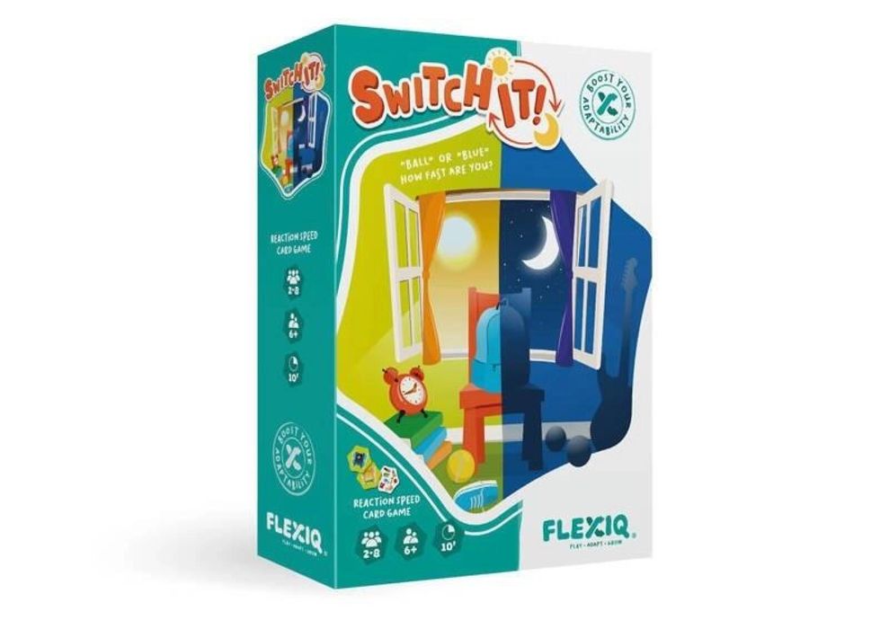 Switch It - gra karciana FLEXIQ pudełko,186x138 mm