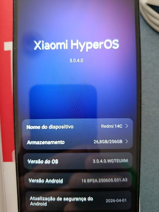 Xiaomi dual sim desbloqueado de 16 gigas de RAM e 256 de memória novo Android 16