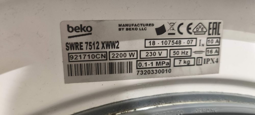 Pralka Beko slim