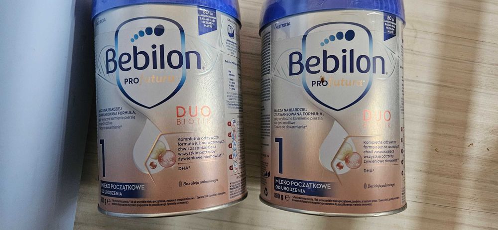 Bebilon rozmiar 1 ,2 x mleko modyfikowane data !