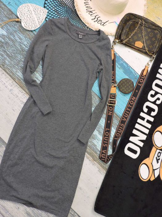 Primark szara sukienka basic M