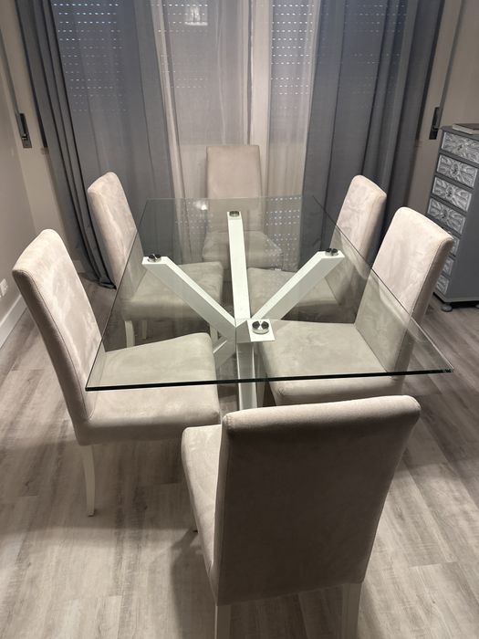 Cadeiras sala Jantar Cinza