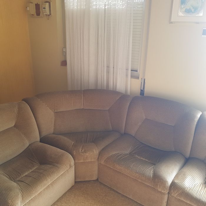 Sofás.  4 modulos un canto mais 3 módulos