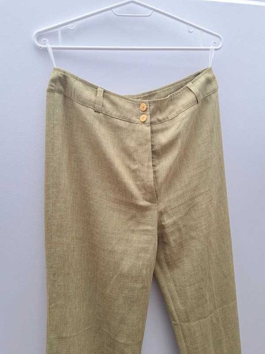 Lniane spodnie Safari Woman, rozmiar 38 – naturalna elegancja na lato