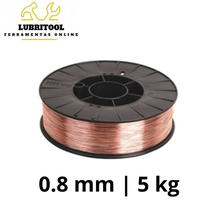 POWERED Bobine Fio Soldadura MIG 0.8mm 5kg 403142 | NOVOS