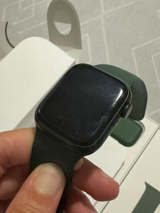 Apple Watch Series 7 GPS 41mm Verde com Caixa e Carregador