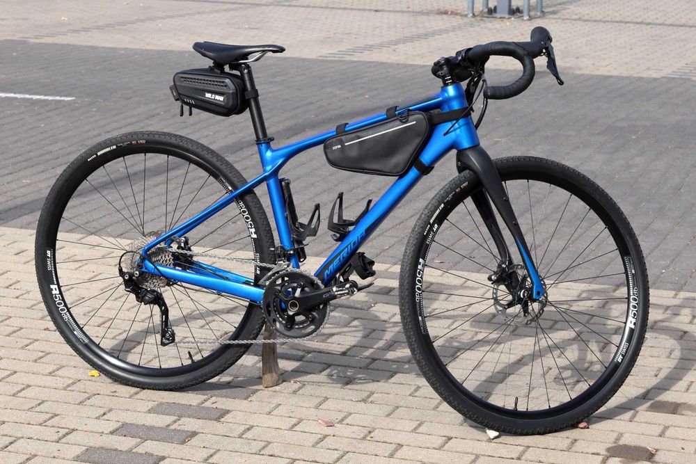 MERIDA SILEX 400 XS (44) matt blue 2021 GRX koła DT Swiss + gratisy