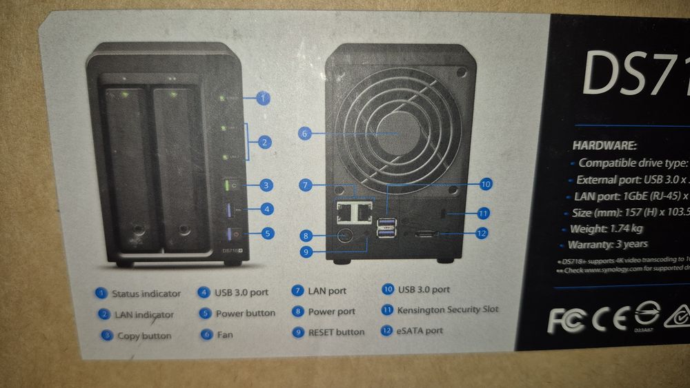 NAS Synology DS718+