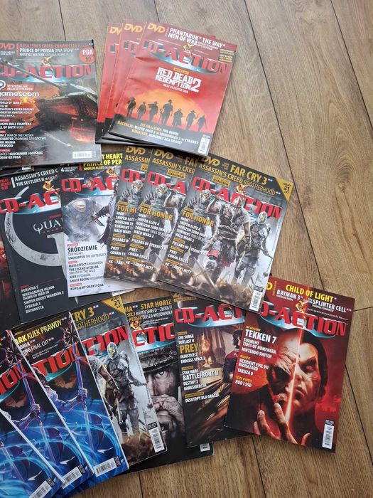 CD Action rocznik 2017 na sztuki czasopismo
